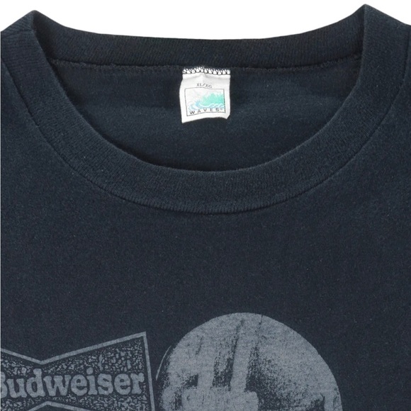 Budweiser (Waves) - Budweiser x NFL Single Stitch T-Shirt 1990s X-Large - Picture 4 of 4